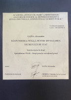Răspunderea penală pentru divulgarea secretului de stat